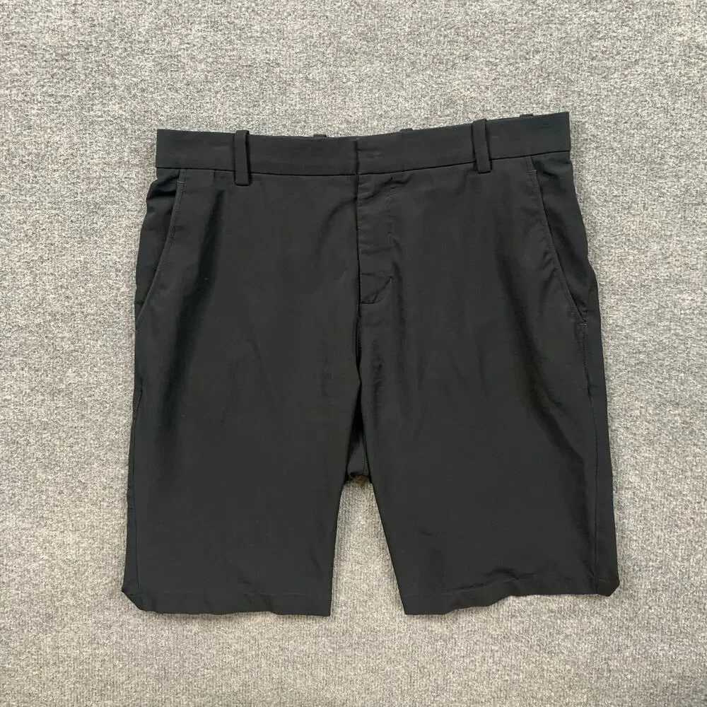 Nike Shorts Mens M Medium Black Dri Fit Performance Golf Chino Moisture Wicking